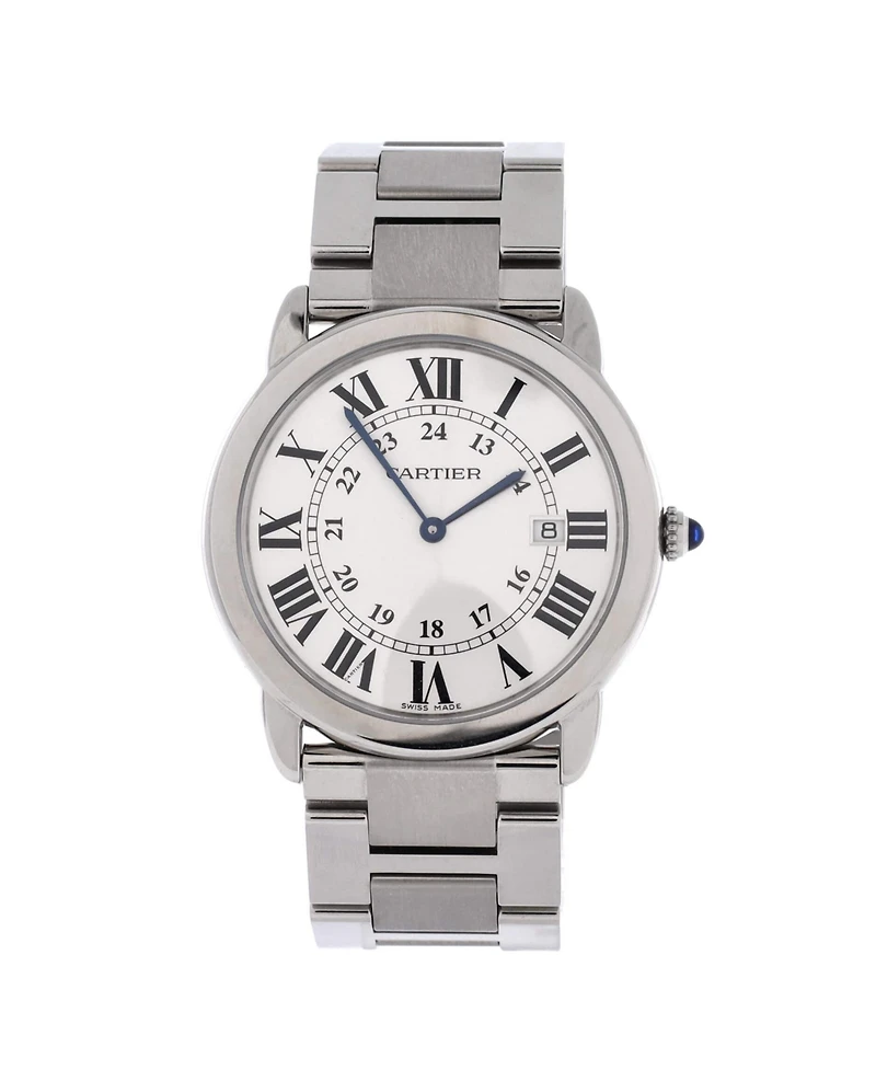 Pre-Owned Cartier Ronde Solo de Cartier Quartz Watch in Stainless Steel 36mm