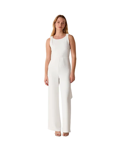 Whistles Women's Tie Back Wide Leg Bridal Jumpsuit