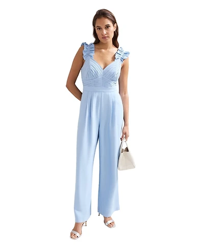 Phase Eight Women's Moira Ruffle Sleeve Jumpsuit