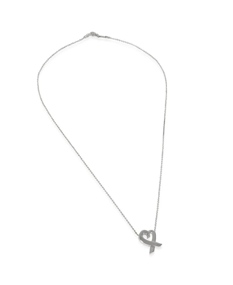 Pre-Owned Tiffany & Co Sterling Silver Paloma Picasso Loving Heart Pendant
