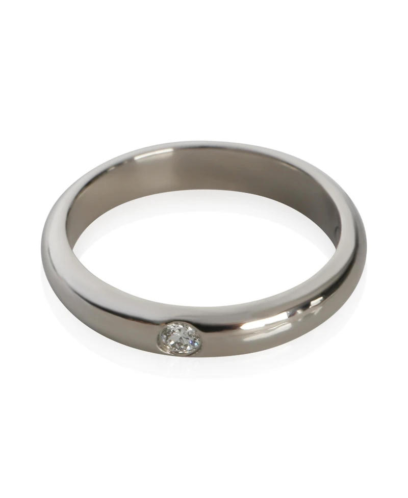 Pre-Owned Cartier Platinum Diamond 1895 Band