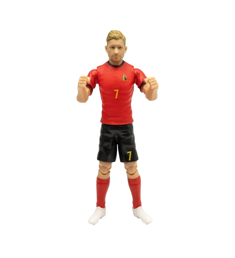 Banbo Toys Sockers 2026 Belgium National Team De Bruyne 8" Collectible Soccer Action Figure