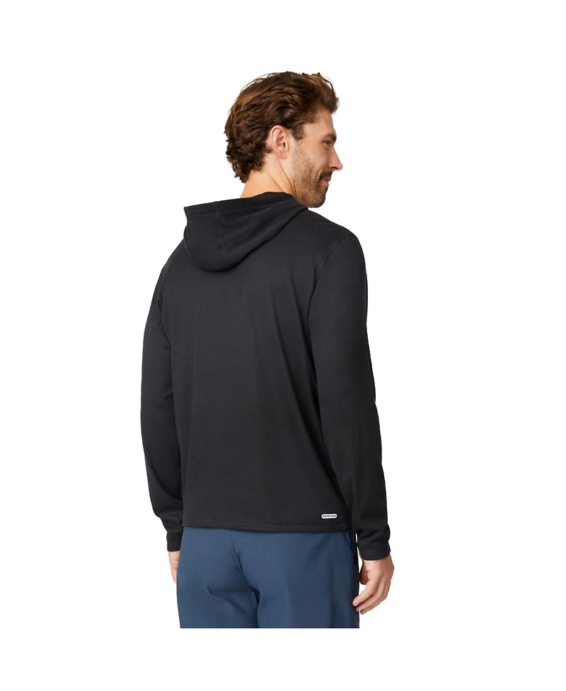 Free Country Men's Sueded Pique Long Sleeve Hoodie