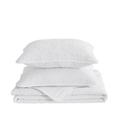 Linery Co Floral Textured Quilt Set With Shams