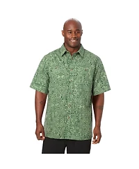 KingSize Big & Tall Easy Care Woven Sport Shirt