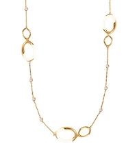 Retro Chic Time Ripples Large Necklace