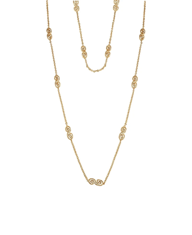 Retro Chic Eternal Spiral Chain Necklace