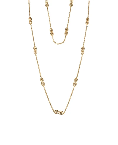 Retro Chic Eternal Spiral Chain Necklace