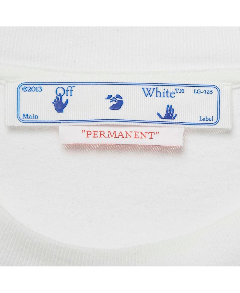 Pre-Owned Off-White Men's Back Print Jersey Oversized T-Shirt
