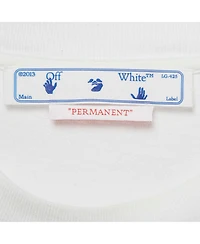 Pre-Owned Off-White Men's Back Print Jersey Oversized T-Shirt