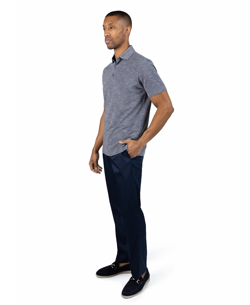 Tailorbyrd Men's Slub Pique Polo
