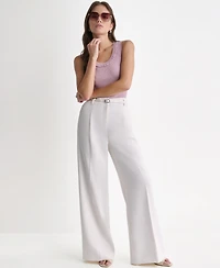 Bcbg Women's Wide-Leg High-Rise Pants