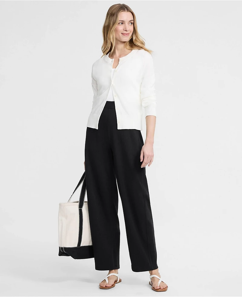 Lands' End Women's Sport Knit High Rise Barrel Ankle Pants