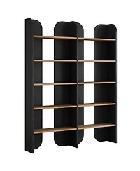 Slickblue 5-Tier Open Shelf Bookcase for Home or Office