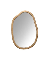 Laoties Modern Irregular Pond Shaped Decorative Mirror for Bathroom, Entryway and Living Room