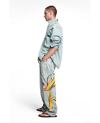 Desigual Men's Embroidered denim shirt