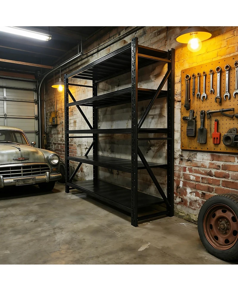 Streamdale Furniture 5-Tier Heavy Duty Adjustable Metal Garage Storage Shelving Unit