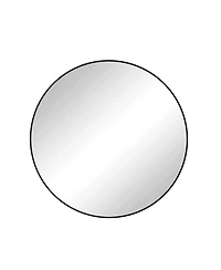 Laoties Oversized Round Wall Mirror, Modern Metal Circle Vanity Mirror for Living Room, Entryway