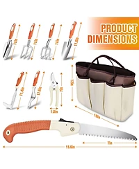 Xdovet Garden Tool Set 10pieces Stainless Steel Kit Gift