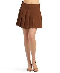 Bcx Juniors' Pleated A-Line Mini Skirt