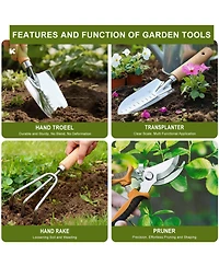 Xdovet Gardening Tool Set Includes Trowel and Shovel