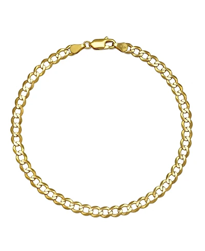 Curb Chain 9" Bracelet in 14k Gold