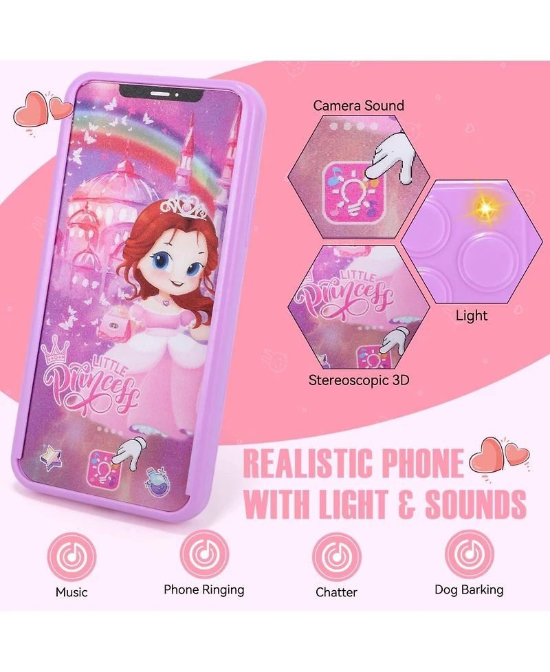 Gnuadz Pretend Play Purse Makeup Princess Birthday Gift Kids
