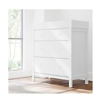 Storkcraft Carmel 3 Drawer Chest with Changing Topper