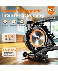 Fed Fitness Yosuda Magnetic Rowing Machine 16 Level Adjustable Resistance Bluetooth App Support Lcd Monitor with Comfortable Seat Cushion for Home Gym