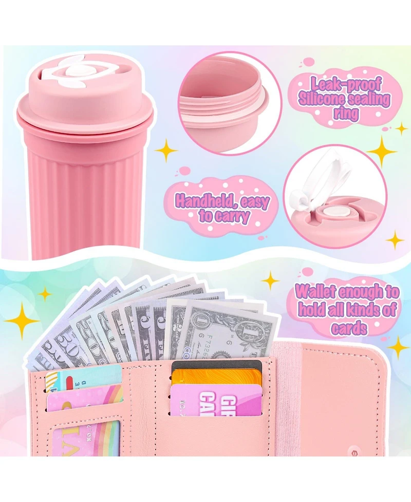 Gnuadz Kids Pretend Makeup Play Purse with Accessories Gift