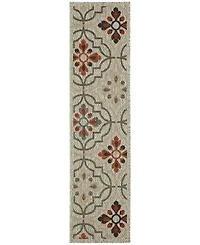 Oriental Weavers Latitude 709 Gray 1'10" x 7'6" Runner Rug