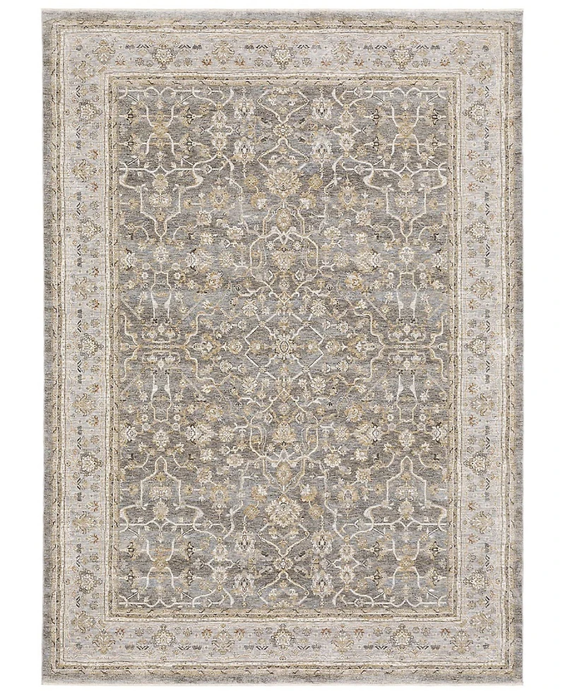Oriental Weavers Maharaja 40M Beige and Gray 6'7" x 9'6" Area Rug