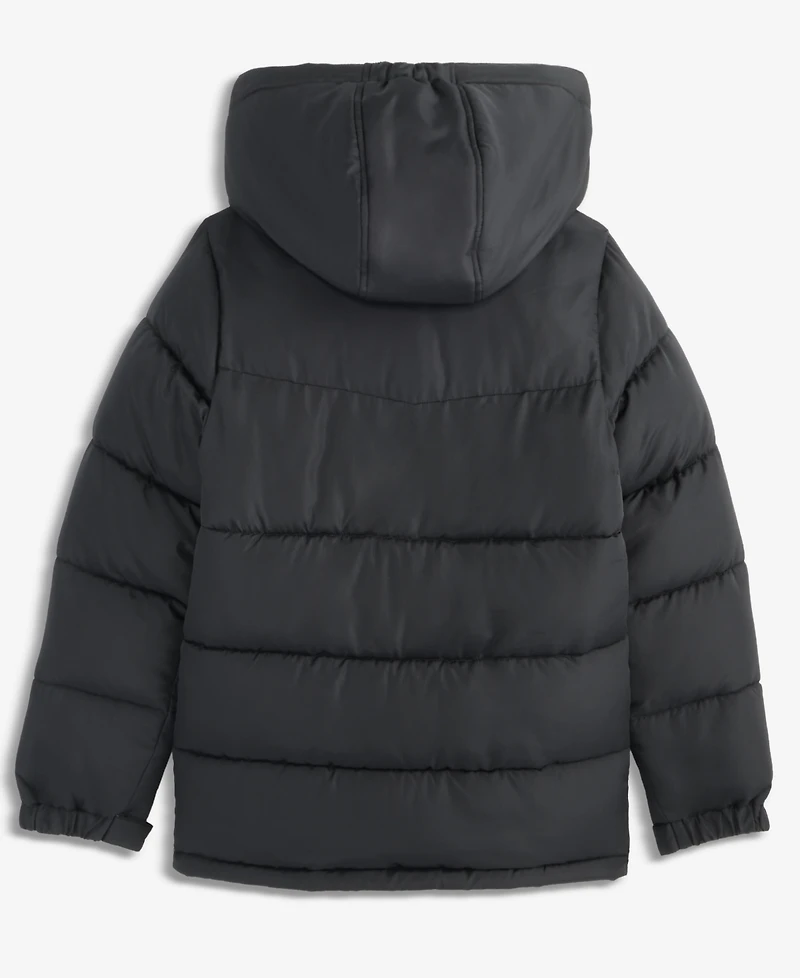 Reebok Boys' Xs-xl Hooded Heavyweight Puffer Jacket