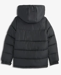 Reebok Boys' Xs-xl Hooded Heavyweight Puffer Jacket