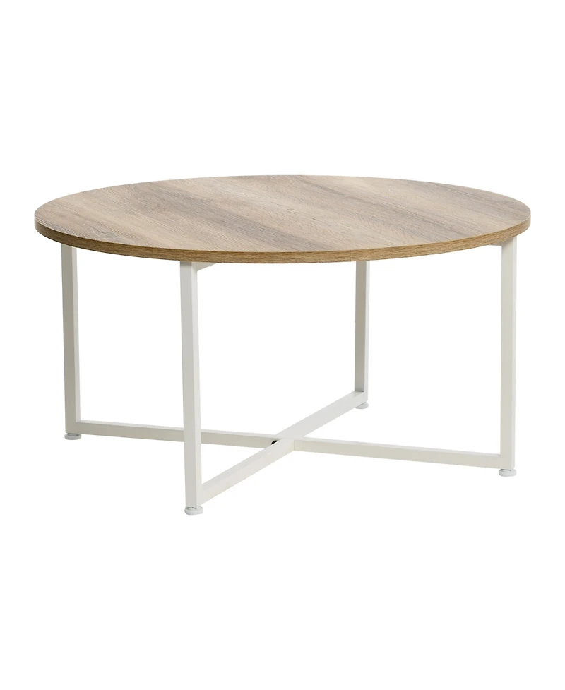 Household Essentials Jamestown Round Coffee Table