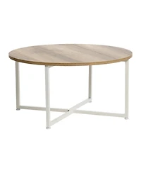 Household Essentials Jamestown Round Coffee Table