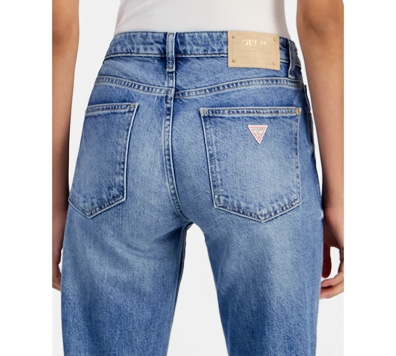 Guess Women's Beverly Contrast Panel Flare Jeans