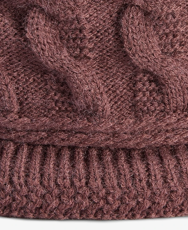 Style & Co Women's Cable-Knit Newsboy Cap, Macy's Exclusive