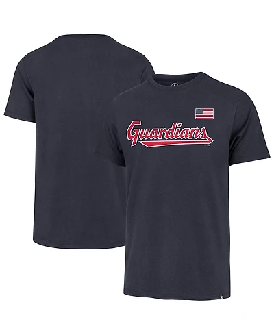 '47 Brand Men's Navy Cleveland Guardians Heritage U.s. Flag T-Shirt