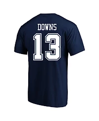 Fanatics Men's Caleb Downs Navy Dallas Cowboys Big Tall Player Name Number T-Shirt
