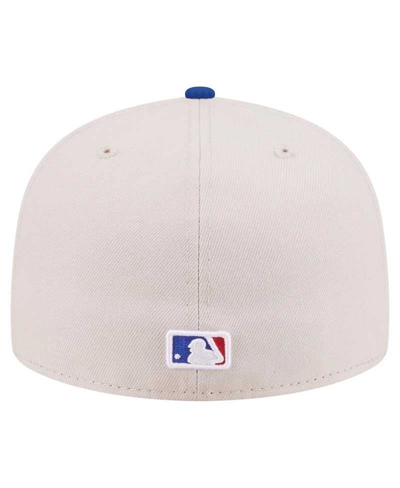 New Era Men's Khaki Chicago Cubs City Icon 59FIFTY Fitted Hat