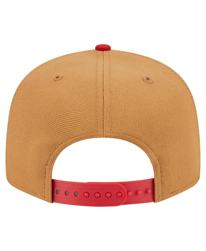 New Era Men's Khaki/Red Washington Nationals Ice Cream 9FIFTY Snapback Hat