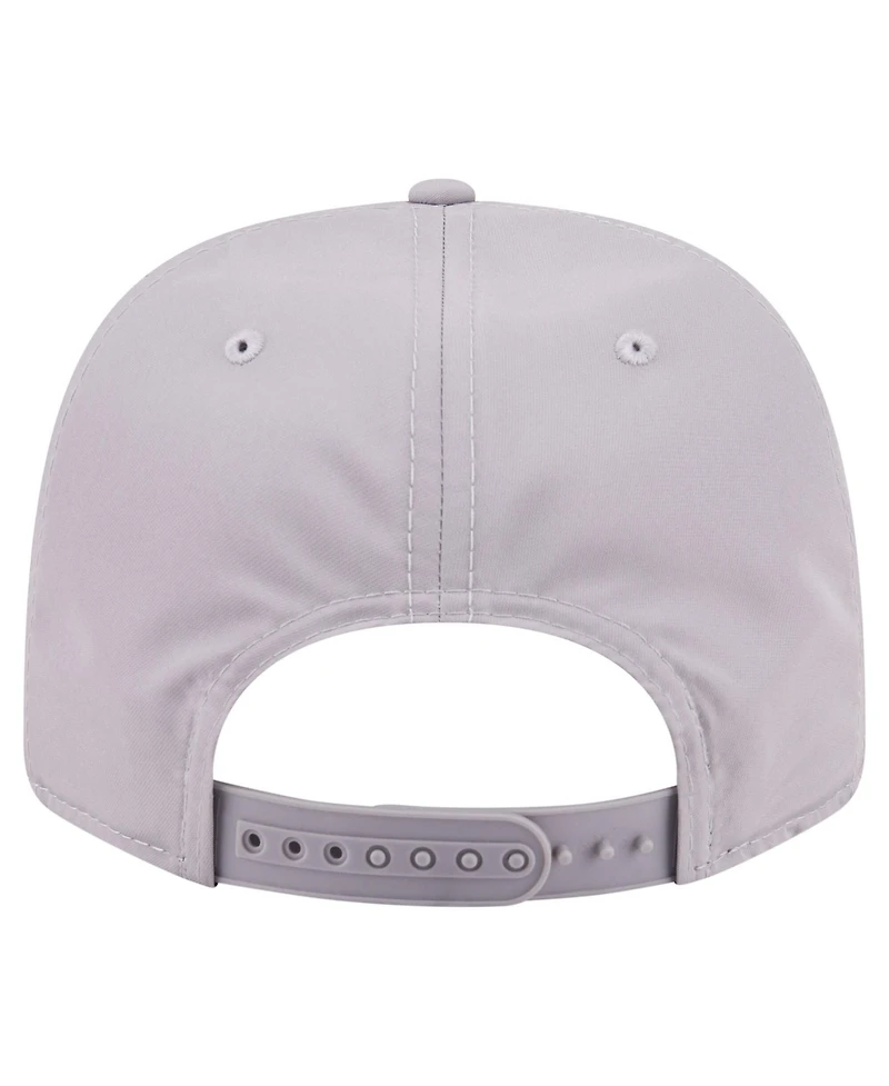 New Era Men's Gray Los Angeles Dodgers Laser Perforated 9SEVENTY Adjustable Hat