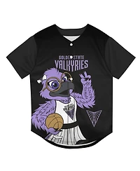 Outerstuff Preschool Eclipse Black Golden State Valkyries Mascot Friend Mesh Fashion Jersey