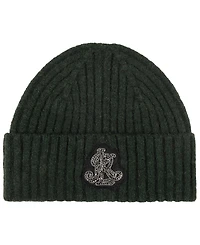 Lauren Ralph Lauren Crystal Patch Rib Knit Hat