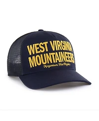 '47 Brand Men's Navy West Virginia Mountaineers Contemporary Hitch Trucker Adjustable Hat