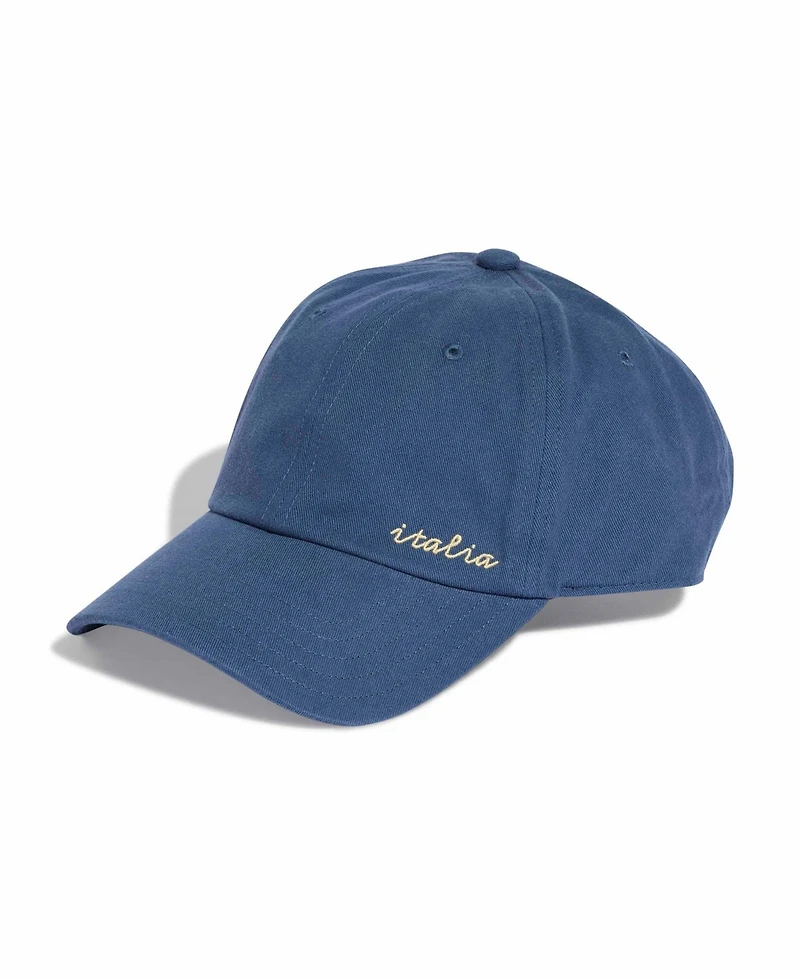 Adidas Men's and Women's Blue Italy National Team Dad Adjustable Hat