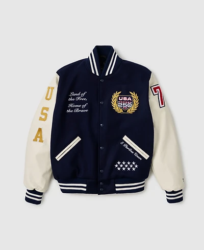 Fanatics Men's Navy Usa 250 Limited Edition Iconic Full-Snap Jacket