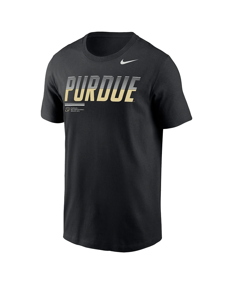 Nike Men's Black Purdue Boilermakers 2026 Sideline Wordmark Legend Dri-fit T-Shirt