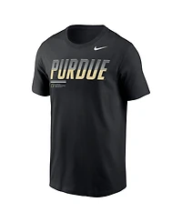 Nike Men's Black Purdue Boilermakers 2026 Sideline Wordmark Legend Dri-fit T-Shirt